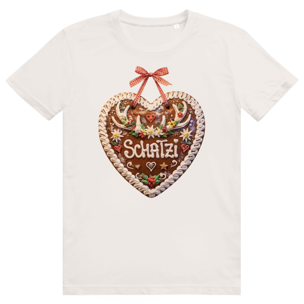 Schatzi Lebkuchenherz | Premium T-Shirt