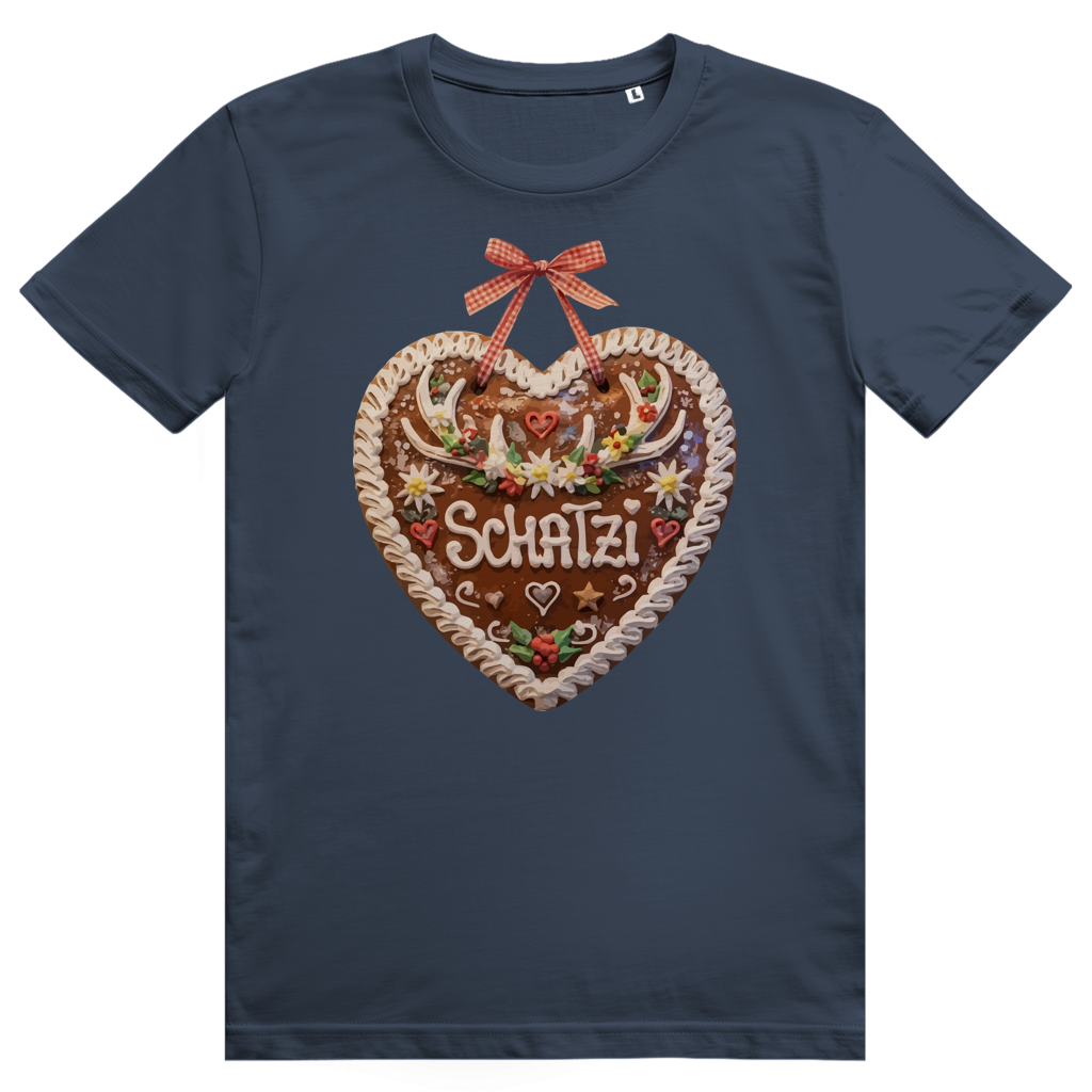 Schatzi Lebkuchenherz | Premium T-Shirt