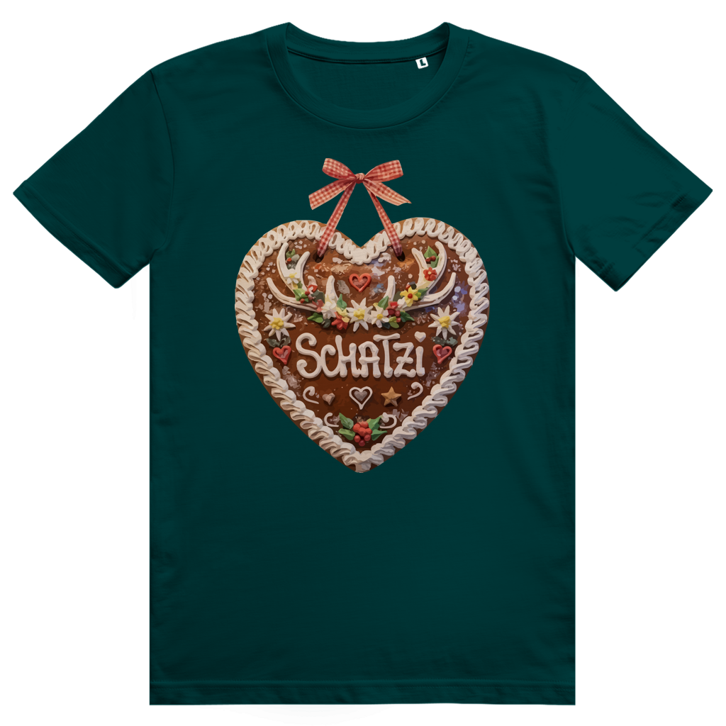 Schatzi Lebkuchenherz | Premium T-Shirt
