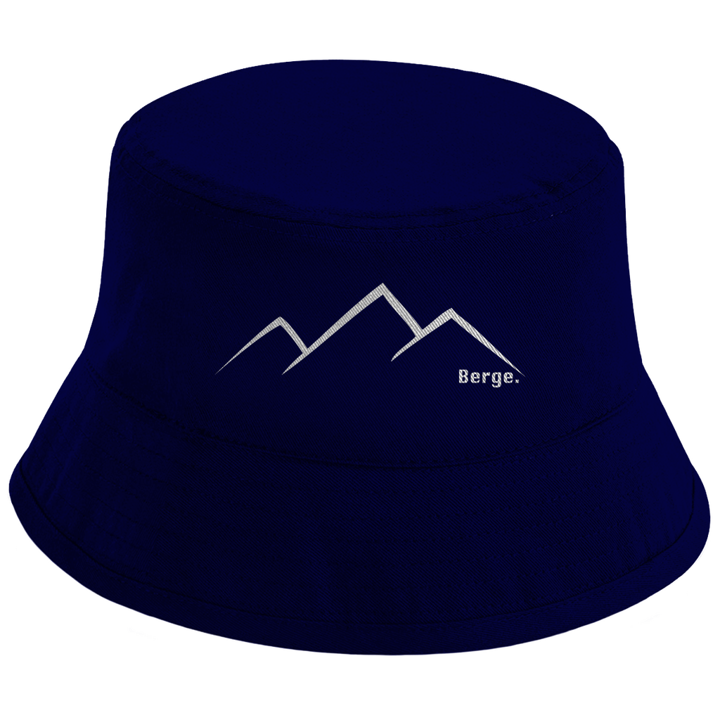 Bucket Hat Berge weiss
