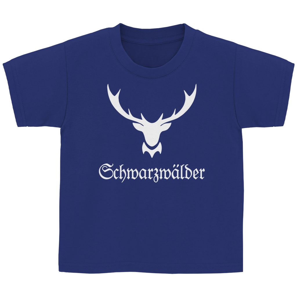 Kinder Basic T-Shirt Schwarzwälder Hirschgeweih