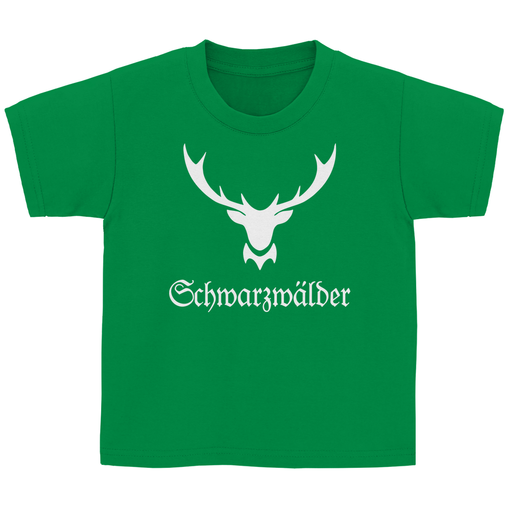 Kinder Basic T-Shirt Schwarzwälder Hirschgeweih