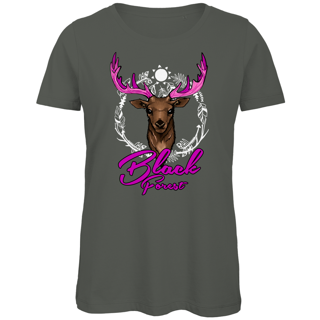 Black Forest Hirsch | Organic Damen T-Shirt