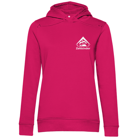 Zeltkinder | Bio Hoodie mit Seitentaschen | Frontdruck