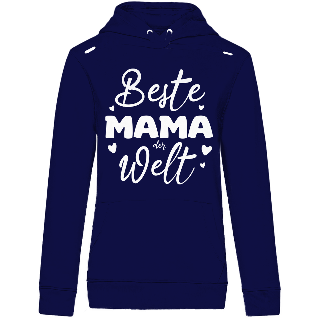 Damen Premium Bio Hoodie Beste Mama der Welt