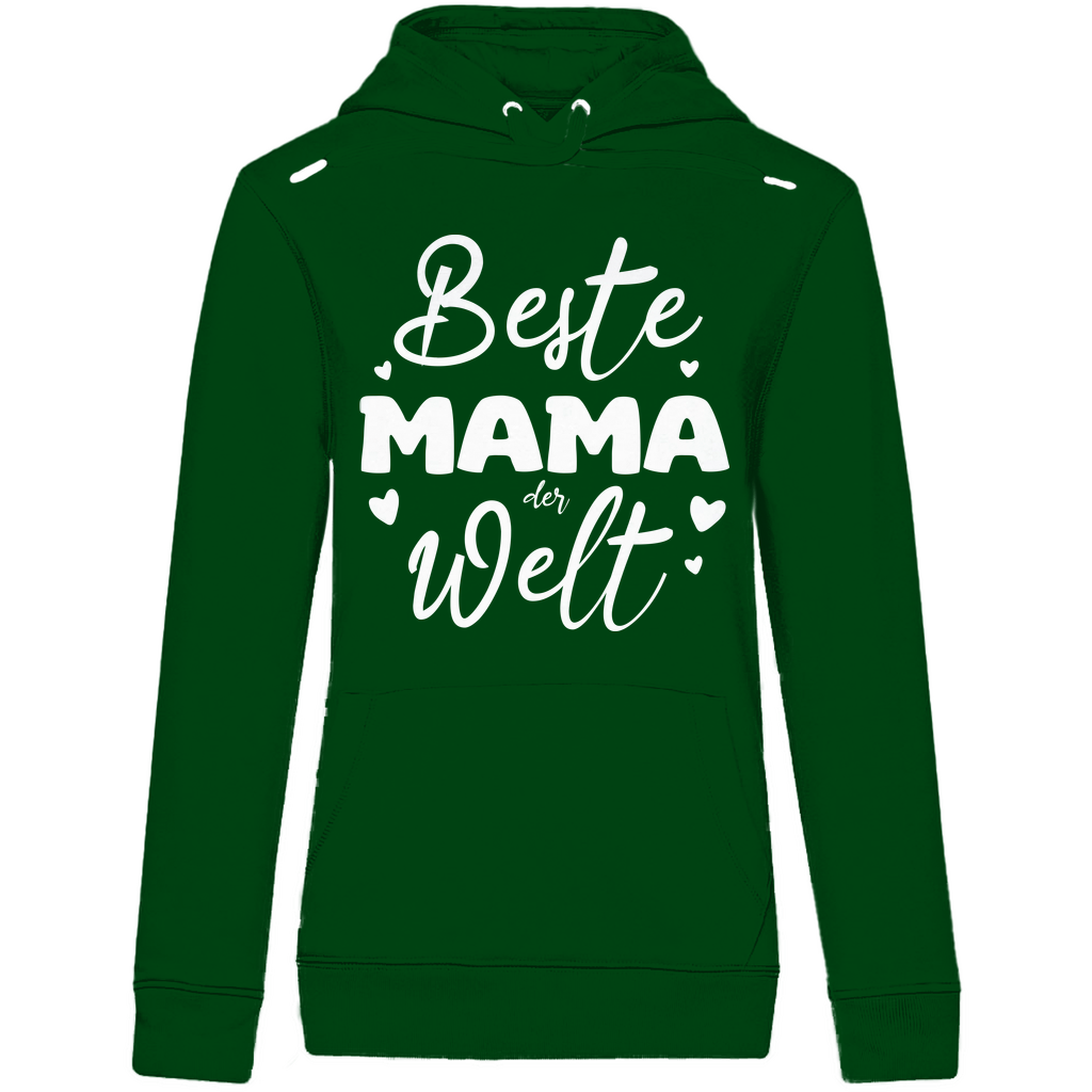 Damen Premium Bio Hoodie Beste Mama der Welt