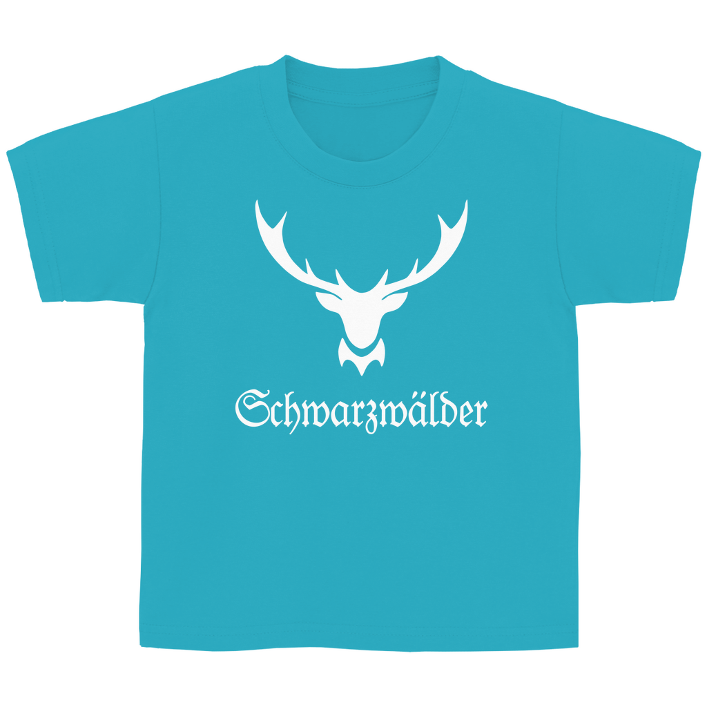 Kinder Basic T-Shirt Schwarzwälder Hirschgeweih