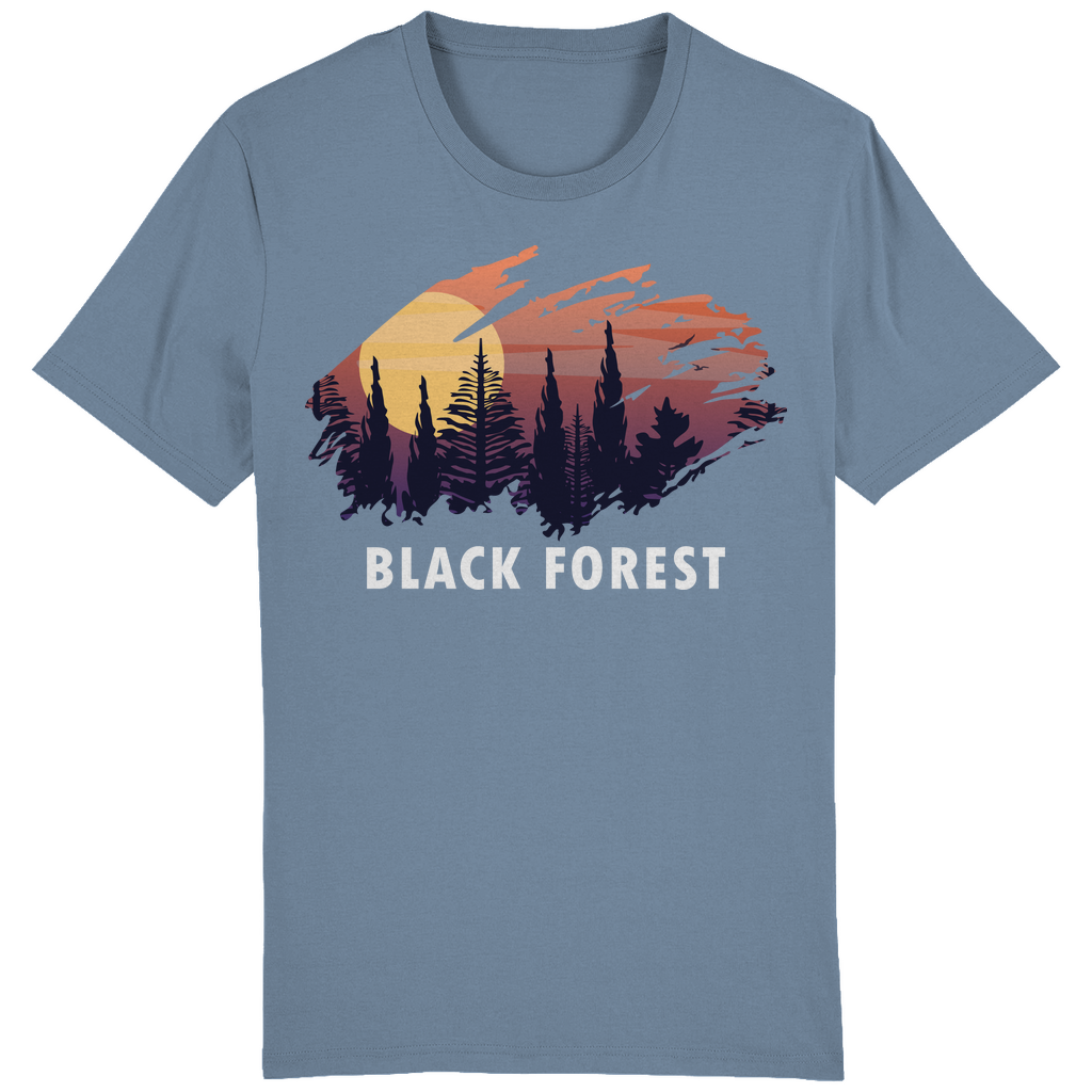 Black Forest Sonnenuntergang | Organic T-Shirt