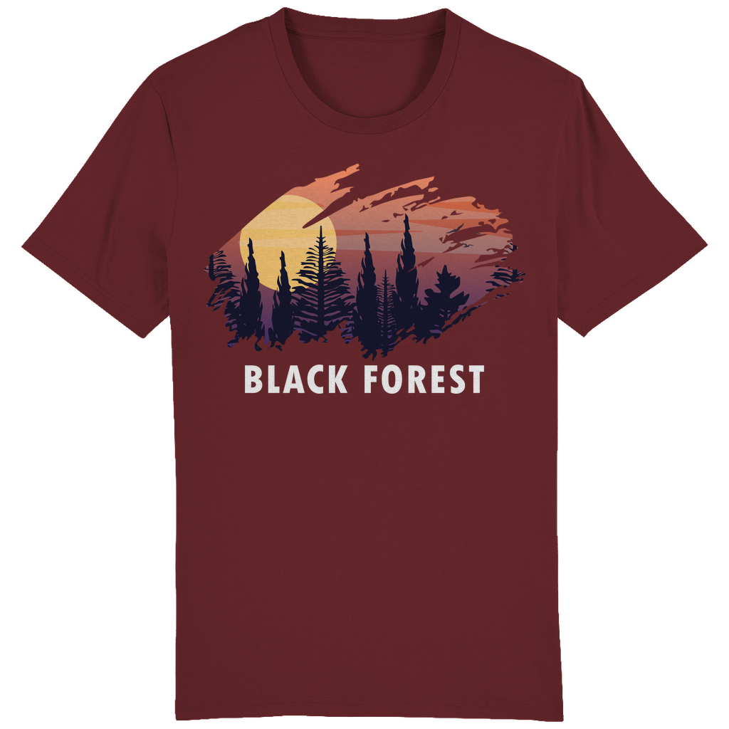 Black Forest Sonnenuntergang | Organic T-Shirt