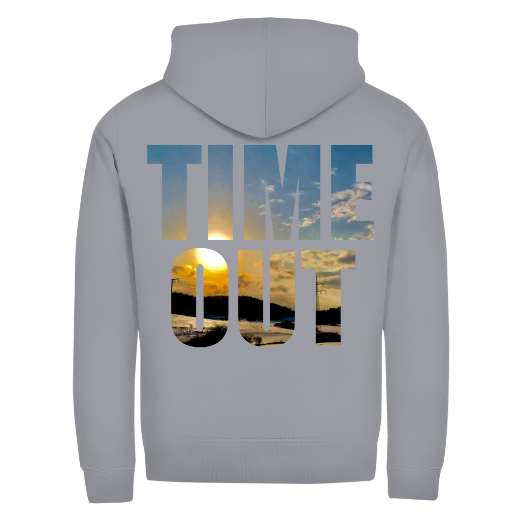 Herren Zipper Hoodie Time Out