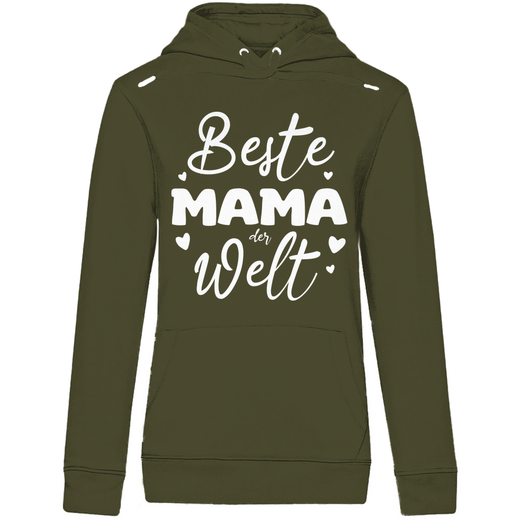 Damen Premium Bio Hoodie Beste Mama der Welt