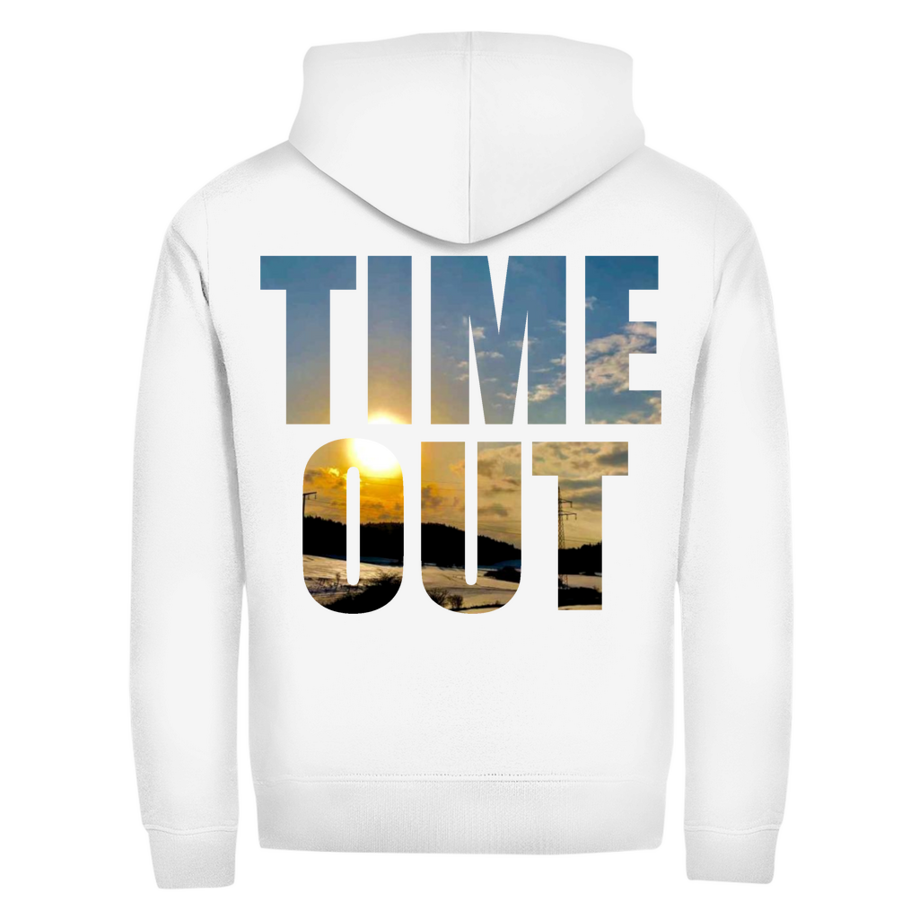 Herren Zipper Hoodie Time Out