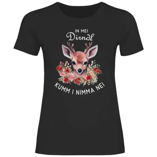 In mei Dirndl kumm i nimma nei | Damen Premium T-Shirt