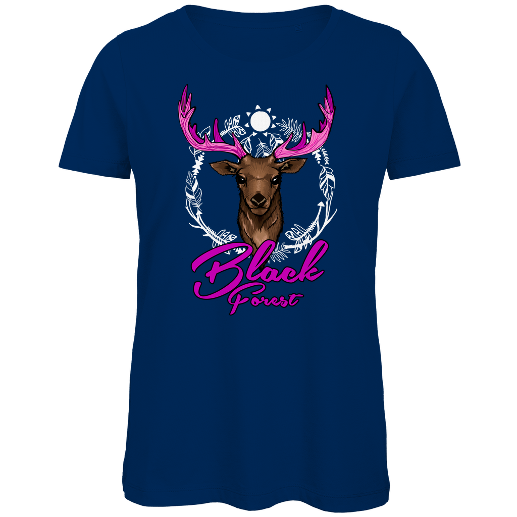 Black Forest Hirsch | Organic Damen T-Shirt
