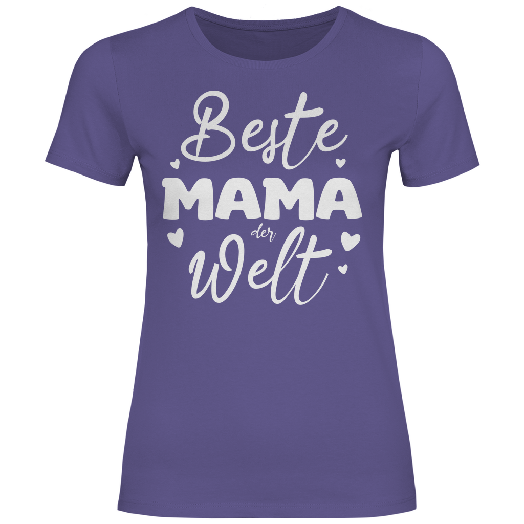 Damen T-Shirt Beste Mama der Welt
