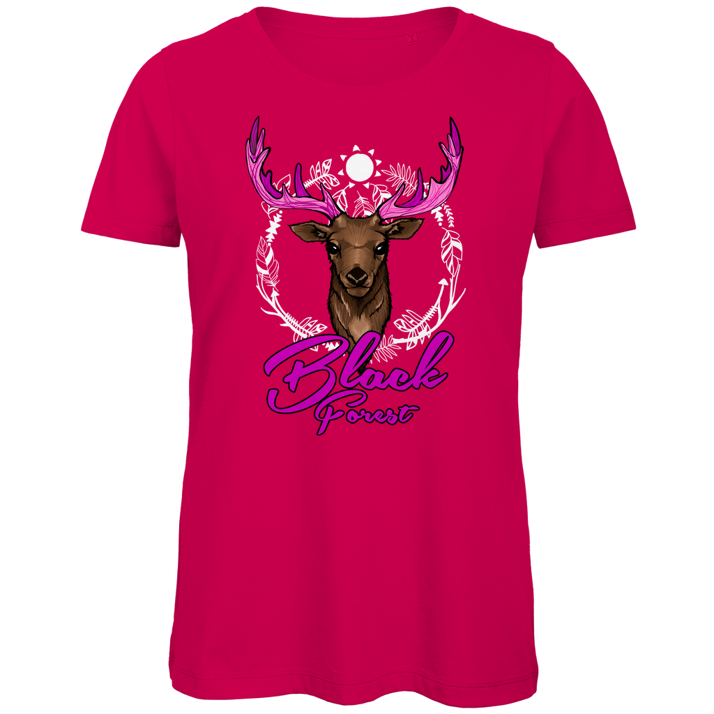 Black Forest Hirsch | Organic Damen T-Shirt
