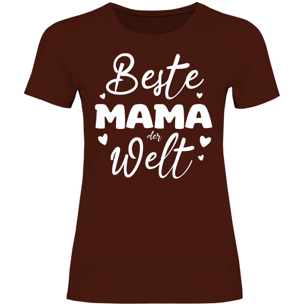 Damen T-Shirt Beste Mama der Welt