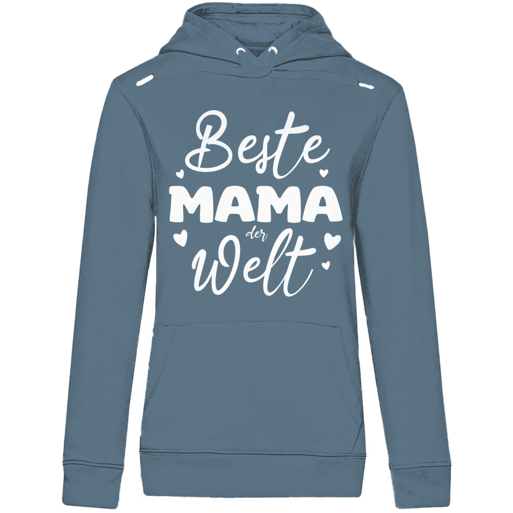 Damen Premium Bio Hoodie Beste Mama der Welt