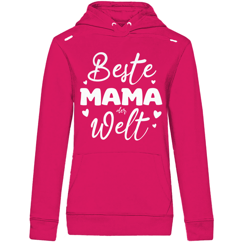 Damen Premium Bio Hoodie Beste Mama der Welt