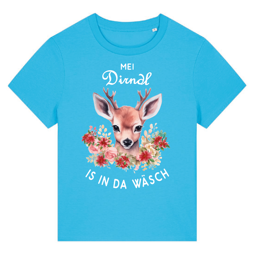 Mei Dirndl Is In Da Wäsch | Damen Bio T-Shirt