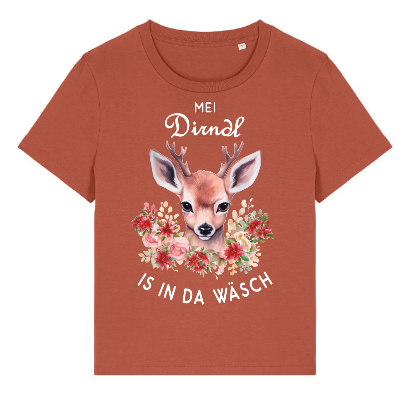 Mei Dirndl Is In Da Wäsch | Damen Bio T-Shirt