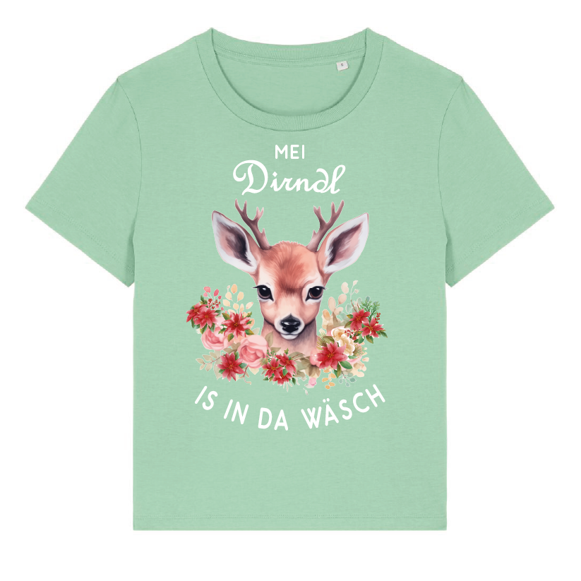 Mei Dirndl Is In Da Wäsch | Damen Bio T-Shirt
