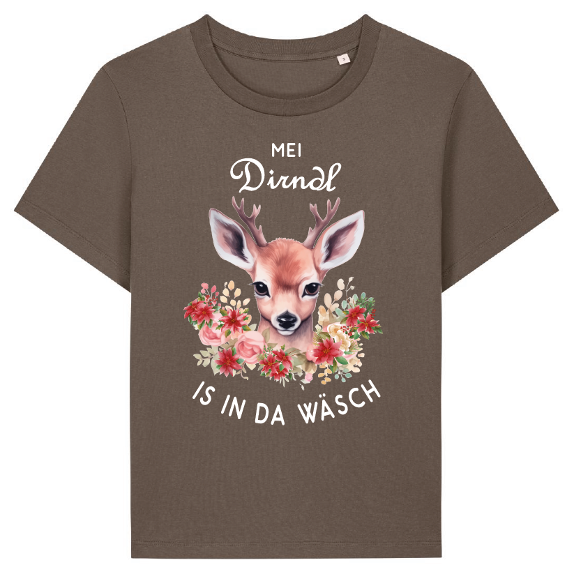 Mei Dirndl Is In Da Wäsch | Damen Bio T-Shirt