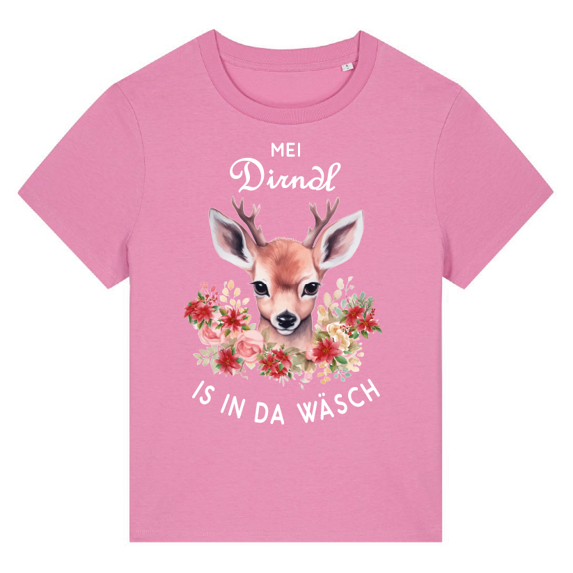 Mei Dirndl Is In Da Wäsch | Damen Bio T-Shirt