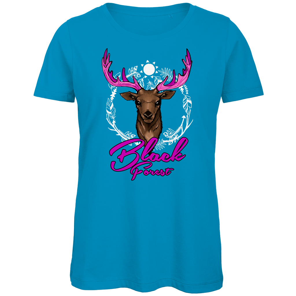 Black Forest Hirsch | Organic Damen T-Shirt