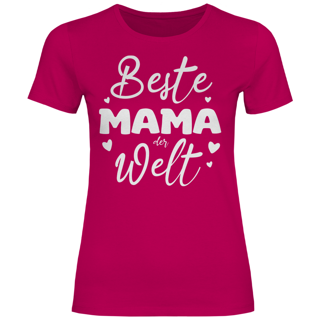Damen T-Shirt Beste Mama der Welt
