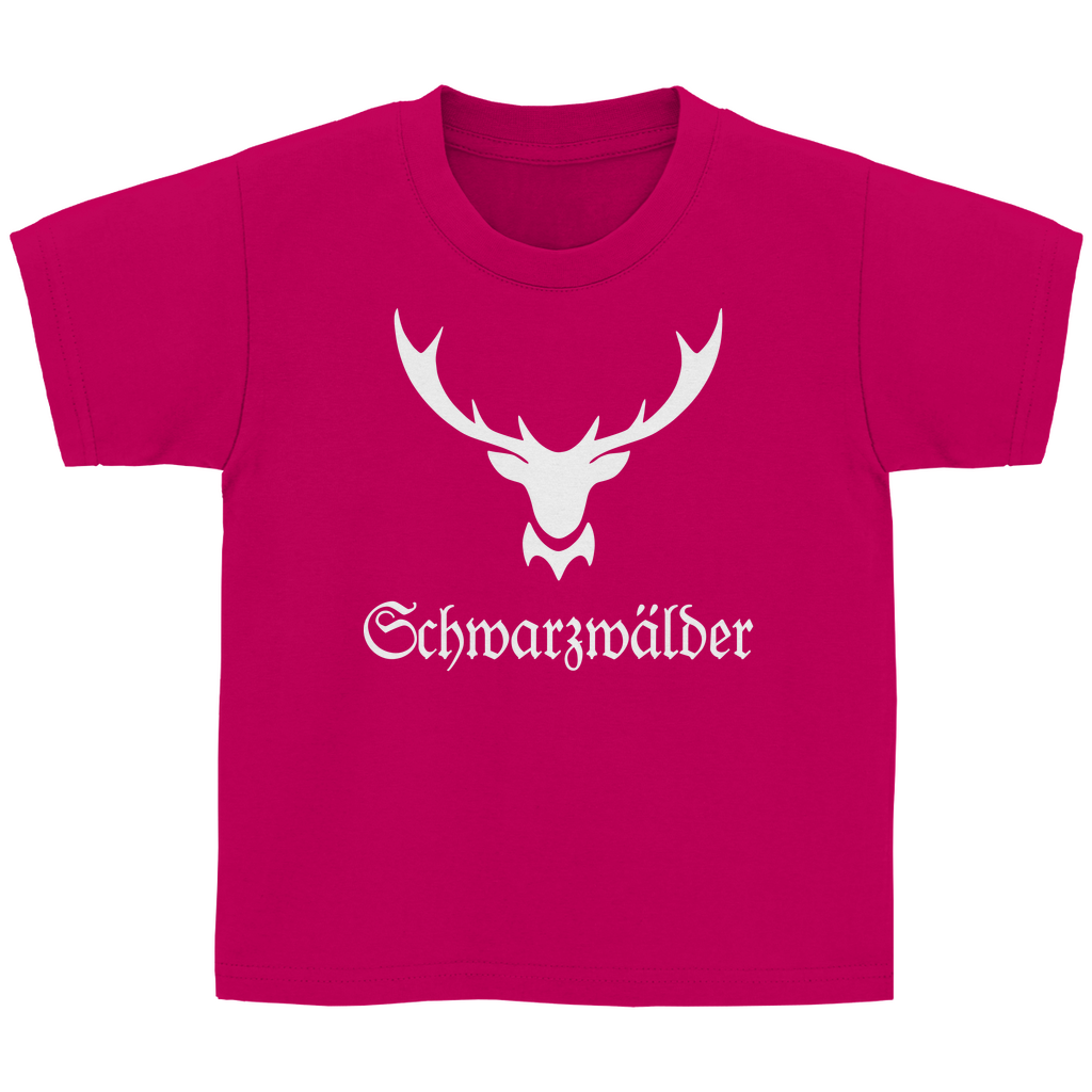 Kinder Basic T-Shirt Schwarzwälder Hirschgeweih