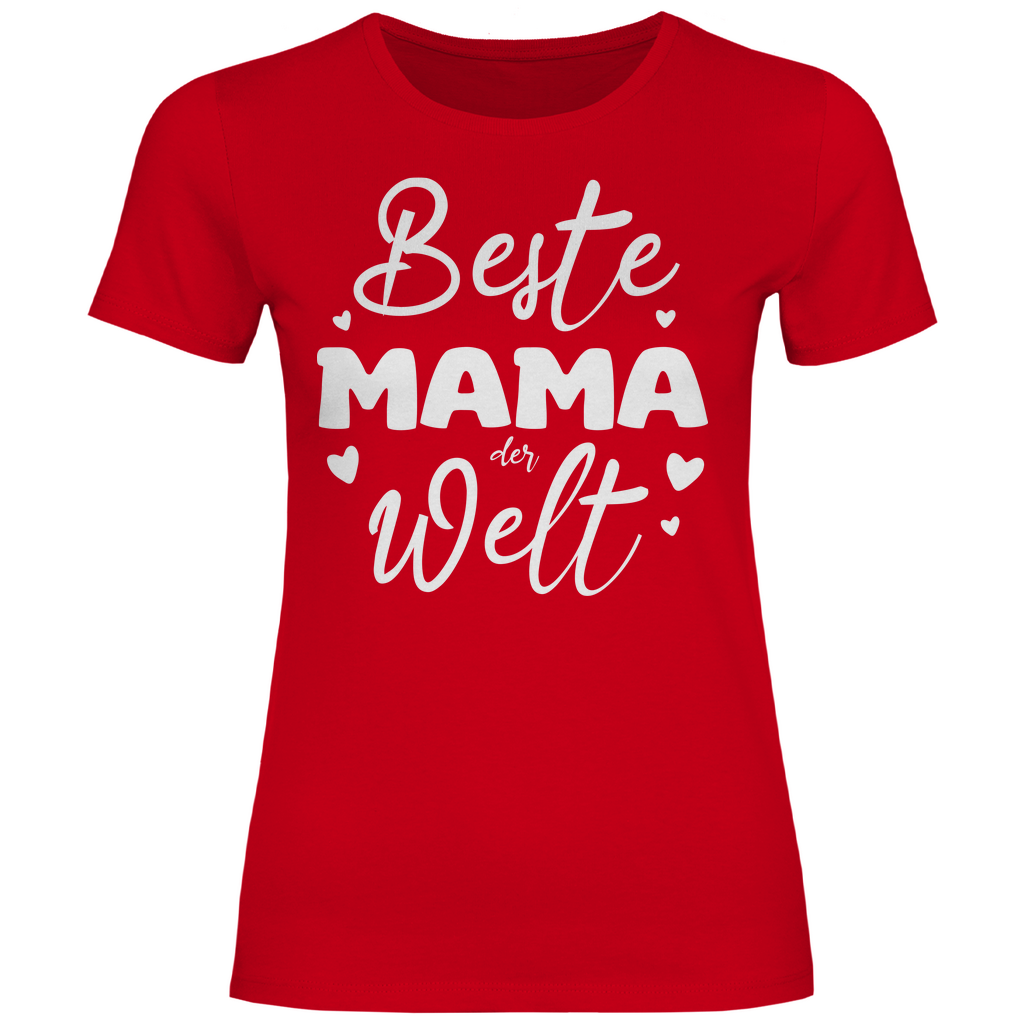 Damen T-Shirt Beste Mama der Welt