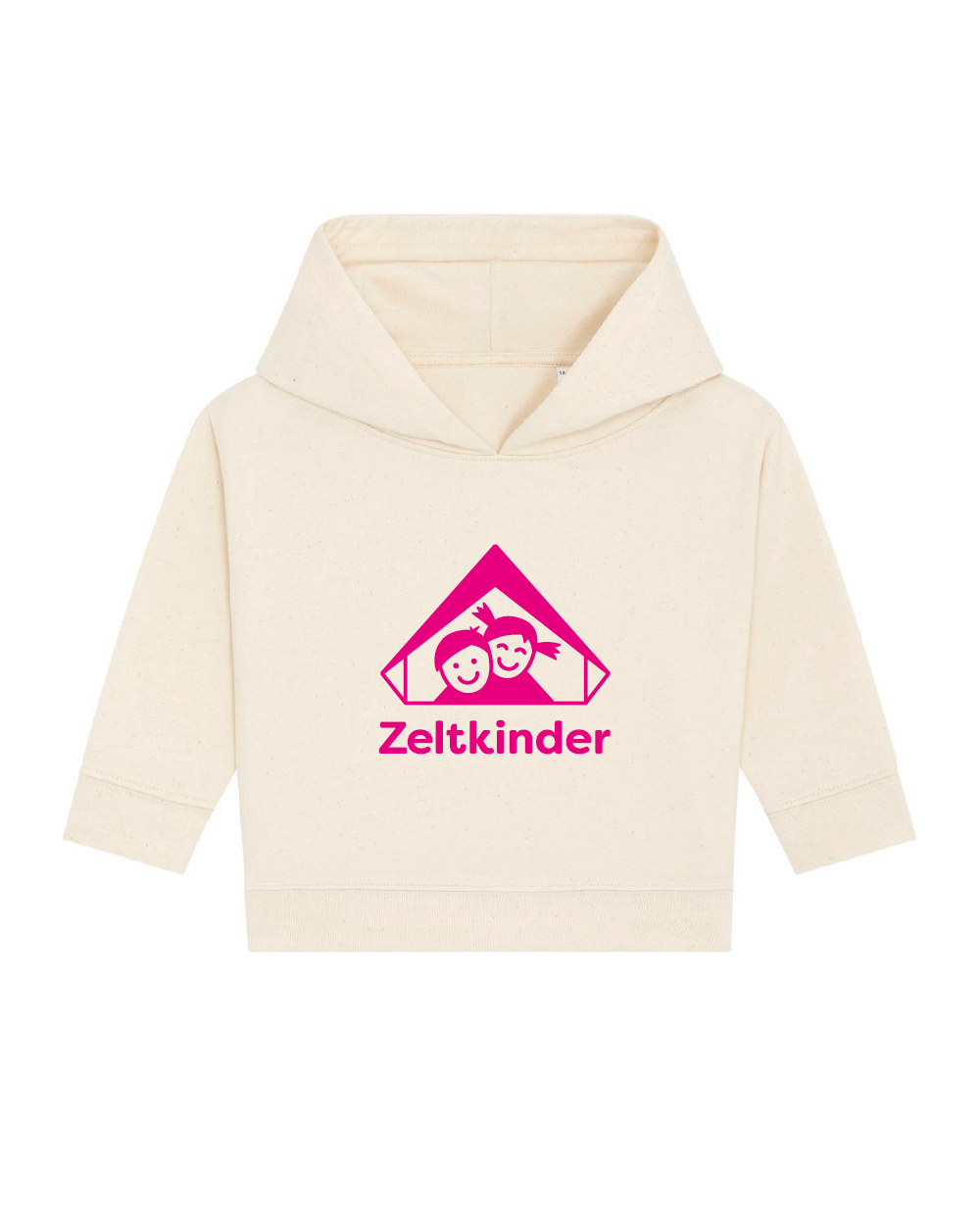 Zeltkinder | Bio Baby Hoodie | Frontdruck