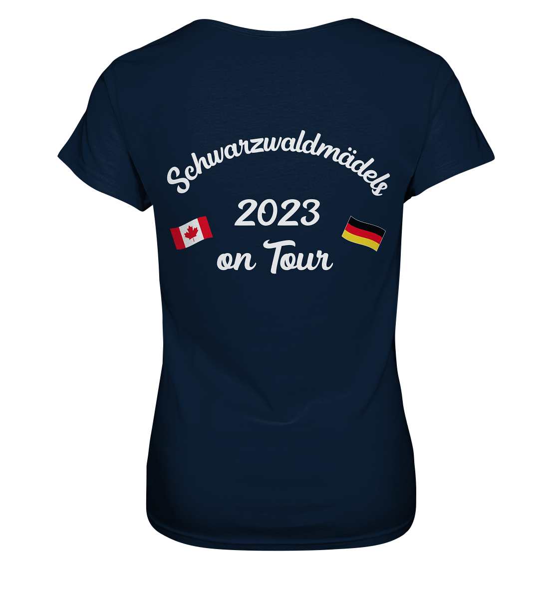 Hirsch&Wald - Schwarzwaldmädels | Damenshirt beidseitig bedruckt