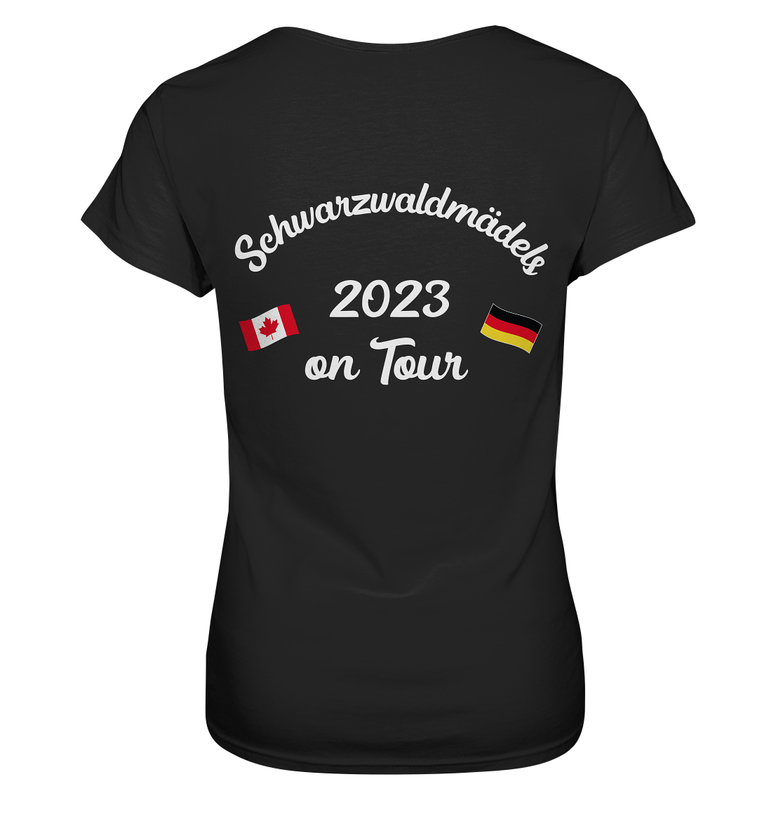 Schwarzwaldgefühl - Schwarzwaldmädels | Damenshirt beidseitig bedruckt