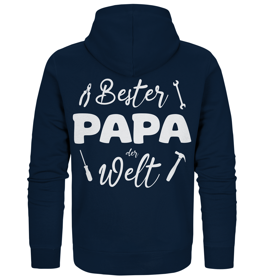 Bester Papa der Welt | Organic Zip-Hoodie