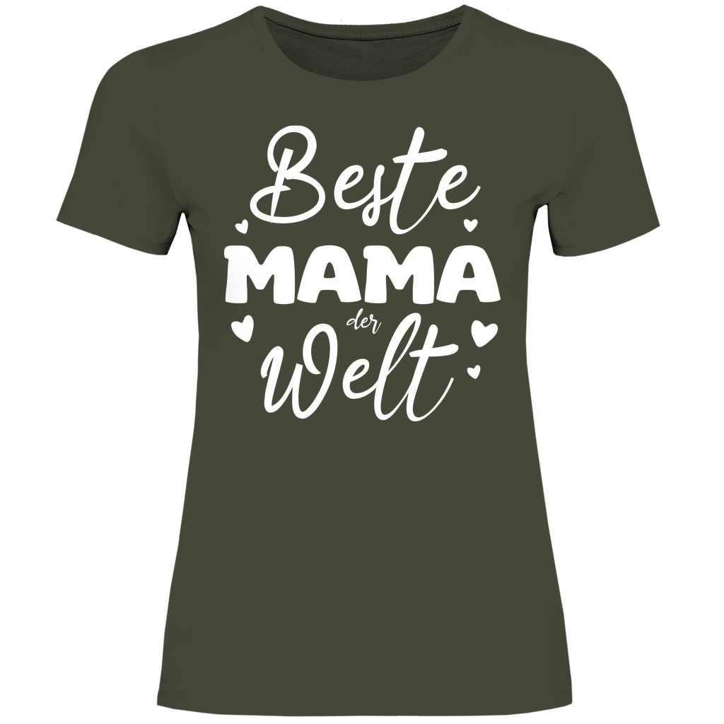 Damen T-Shirt Beste Mama der Welt