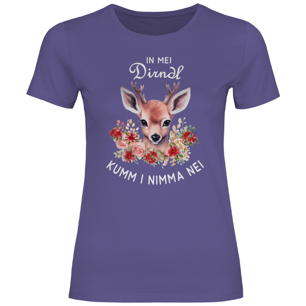 In mei Dirndl kumm i nimma nei | Damen Premium T-Shirt