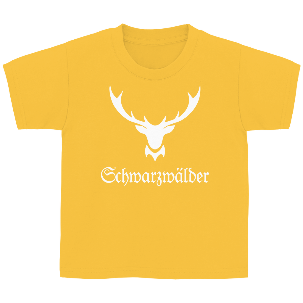 Kinder Basic T-Shirt Schwarzwälder Hirschgeweih