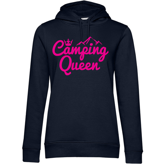 Camping Queen | Damen Organic Hoodie Gr. S