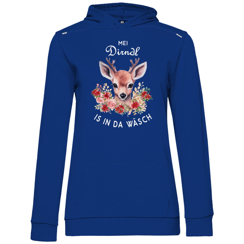 Mei Dirndl is in da Wäsch | Damen Hoodie