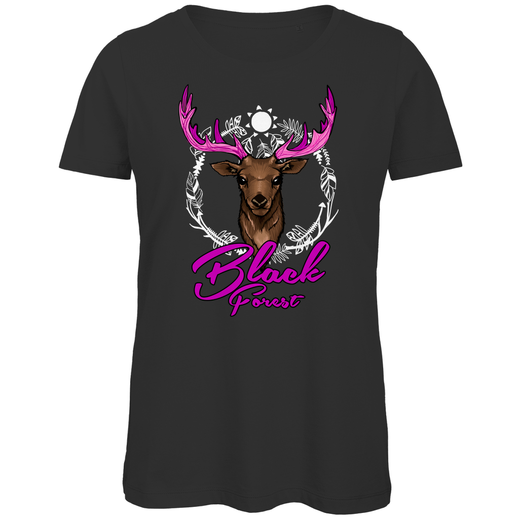 Black Forest Hirsch | Organic Damen T-Shirt