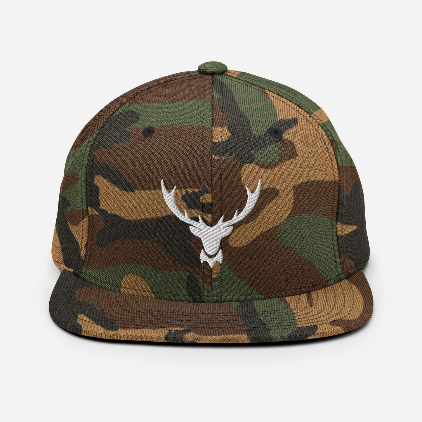 Hirschgeweih | Snapback Cap, bestickt