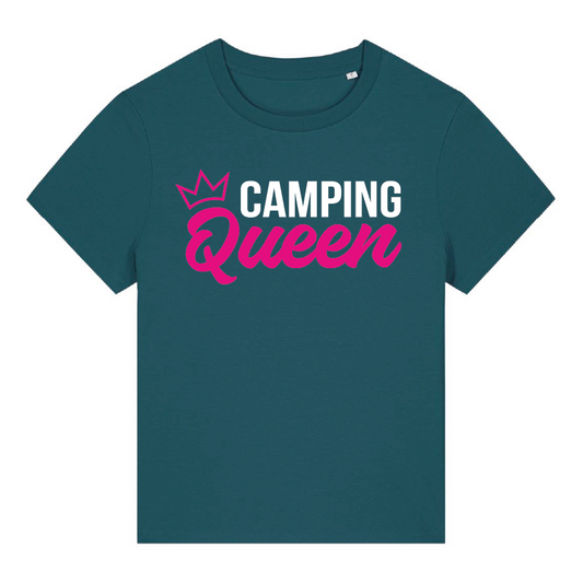 Camping Queen | Bio Damen T-Shirt Gr. S