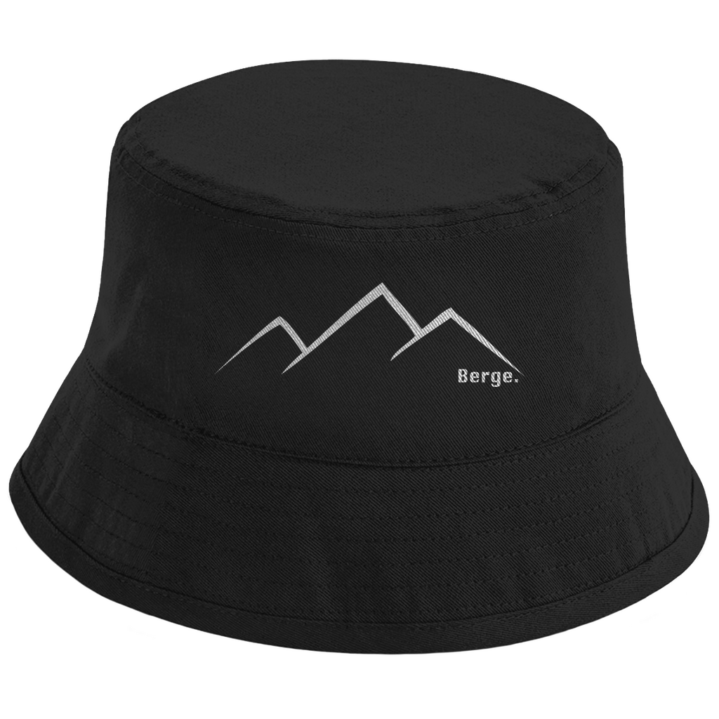 Bucket Hat Berge weiss