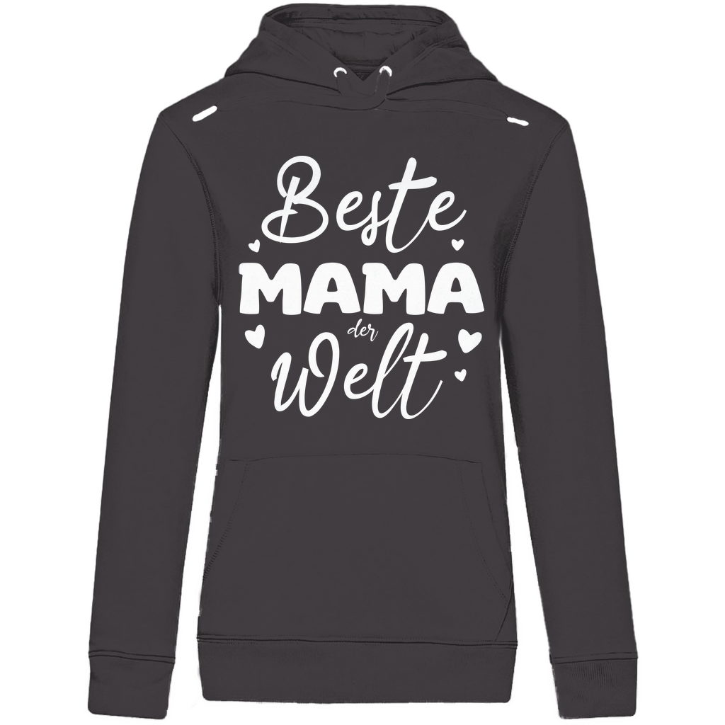 Damen Premium Bio Hoodie Beste Mama der Welt