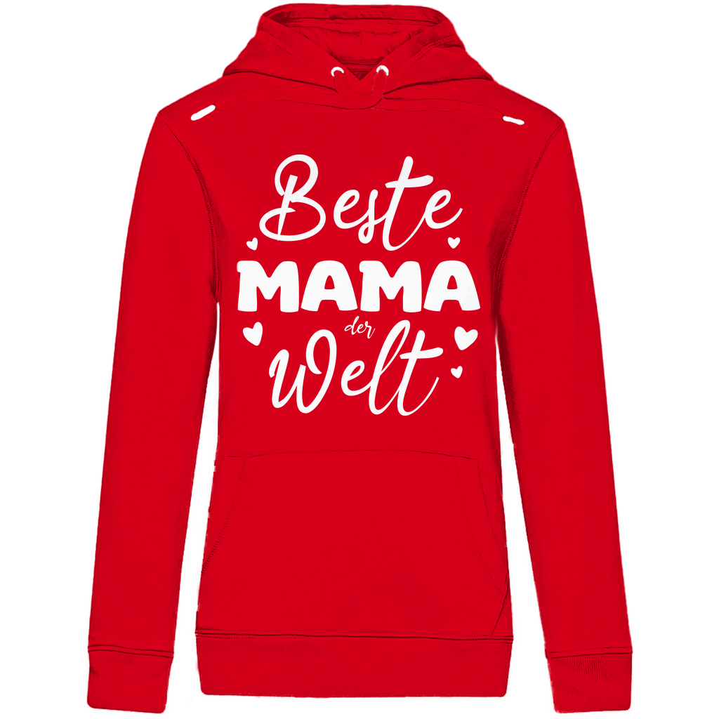 Damen Premium Bio Hoodie Beste Mama der Welt
