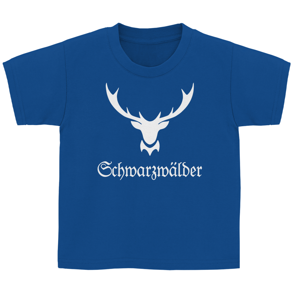 Kinder Basic T-Shirt Schwarzwälder Hirschgeweih