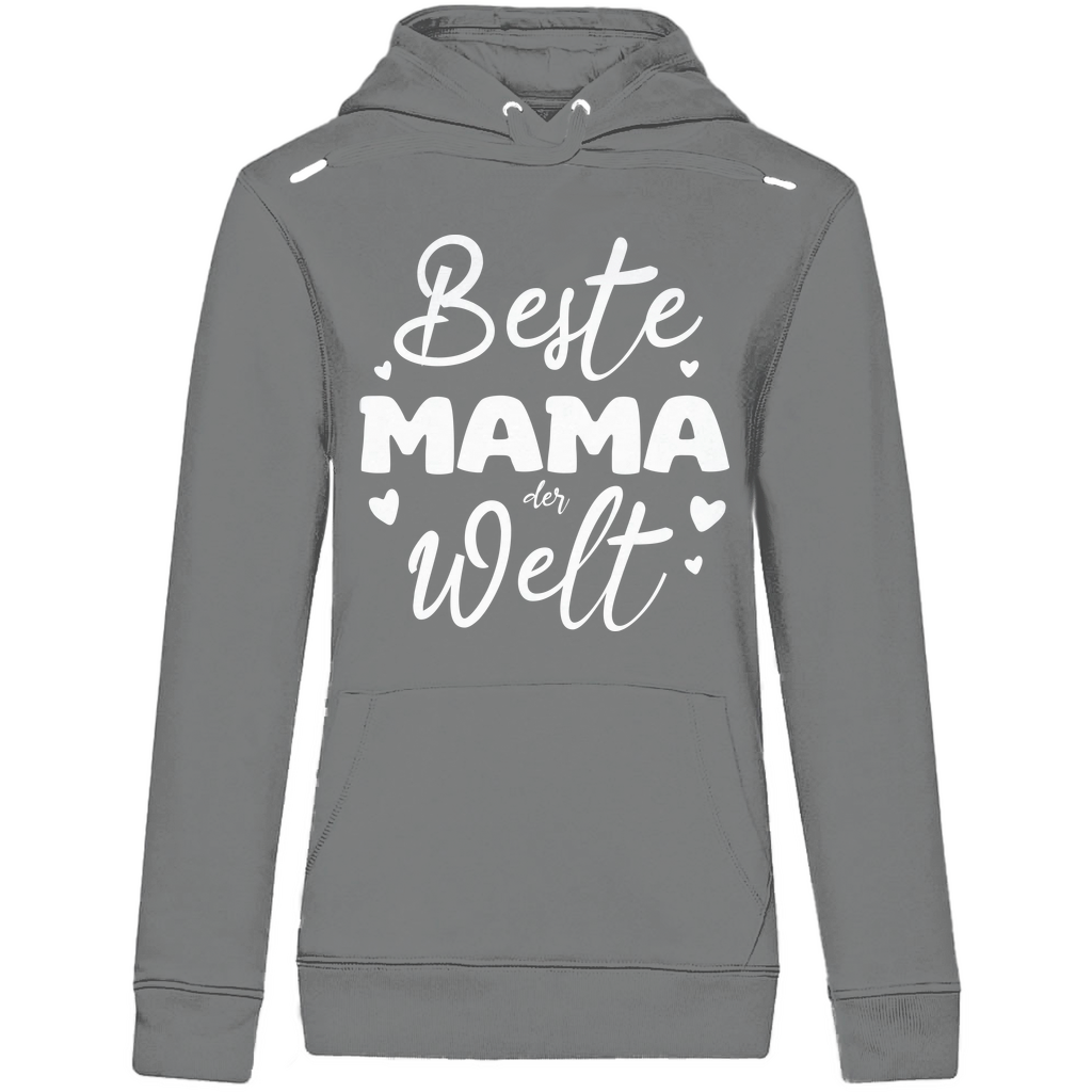 Damen Premium Bio Hoodie Beste Mama der Welt