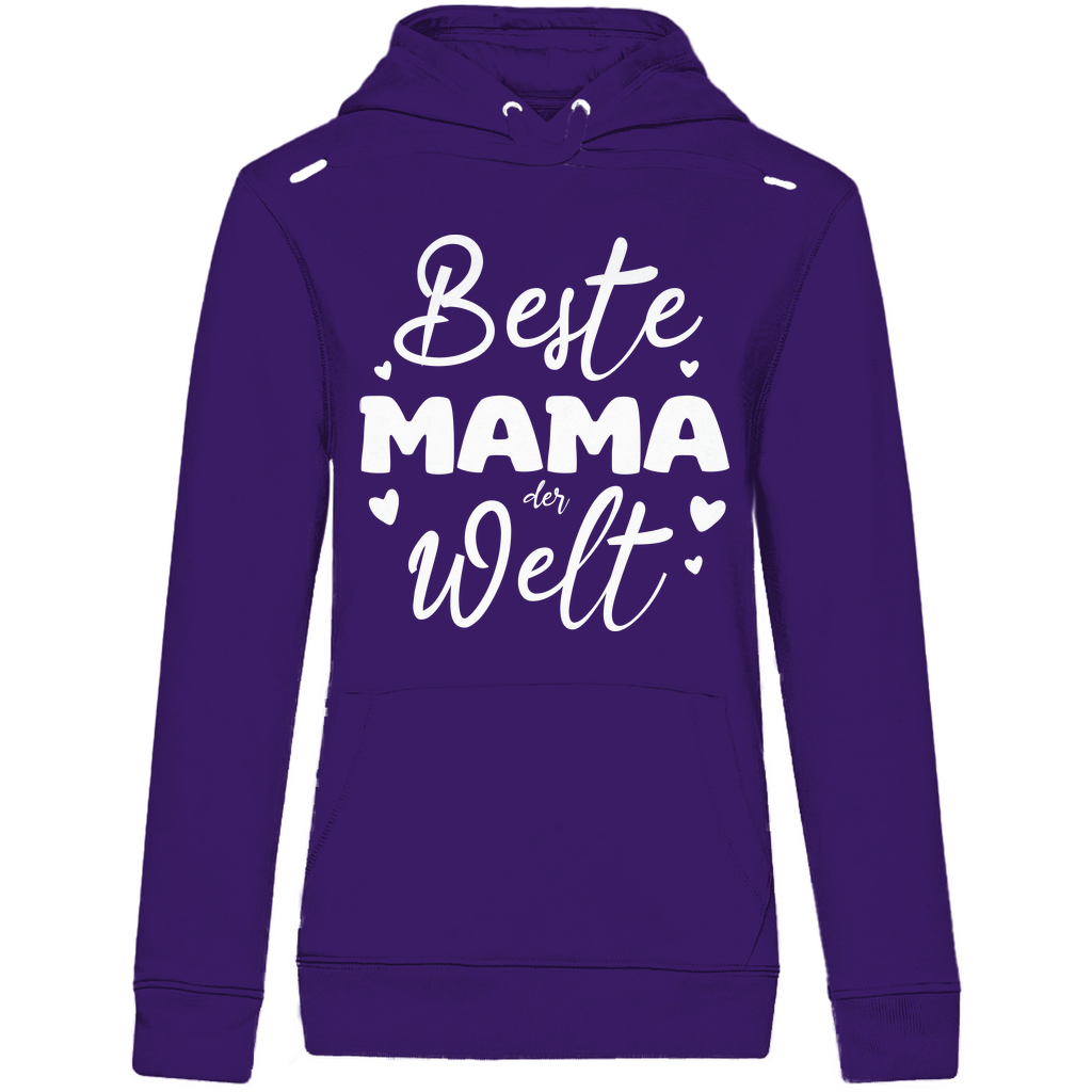 Damen Premium Bio Hoodie Beste Mama der Welt